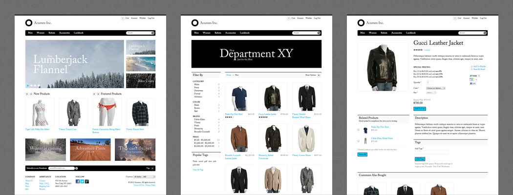 Acumen: Magento Theme